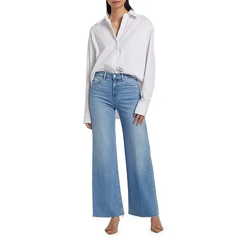 Paige Anessa High-Rise Wide-Leg‎ Jeans Size 32
